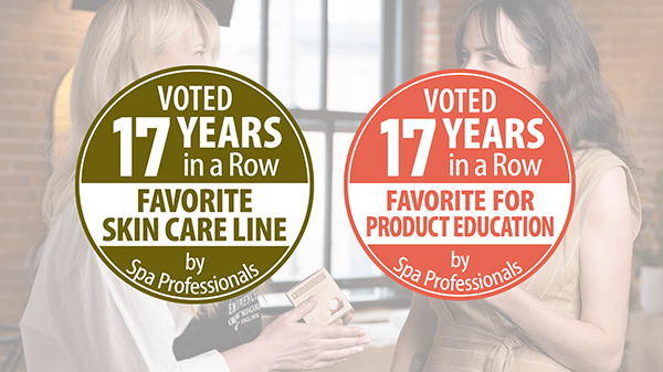eminence organics voted favorite skin care line and company for product education 17 years in a row
